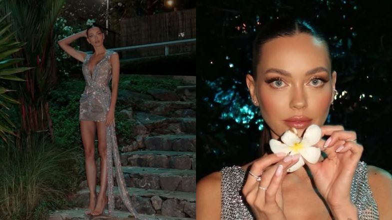 Edyta Zając zachwyca w srebrnej mini