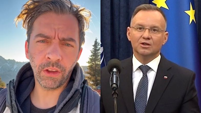 Piotr Głowacki kpi z Andrzeja Dudy