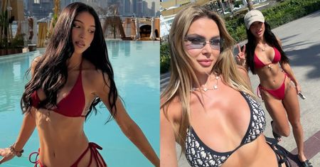 Dziewczyński wypad Natsu i Ciupy trwa: randki, sesje w bikini, leżakowanie... (ZDJĘCIA)