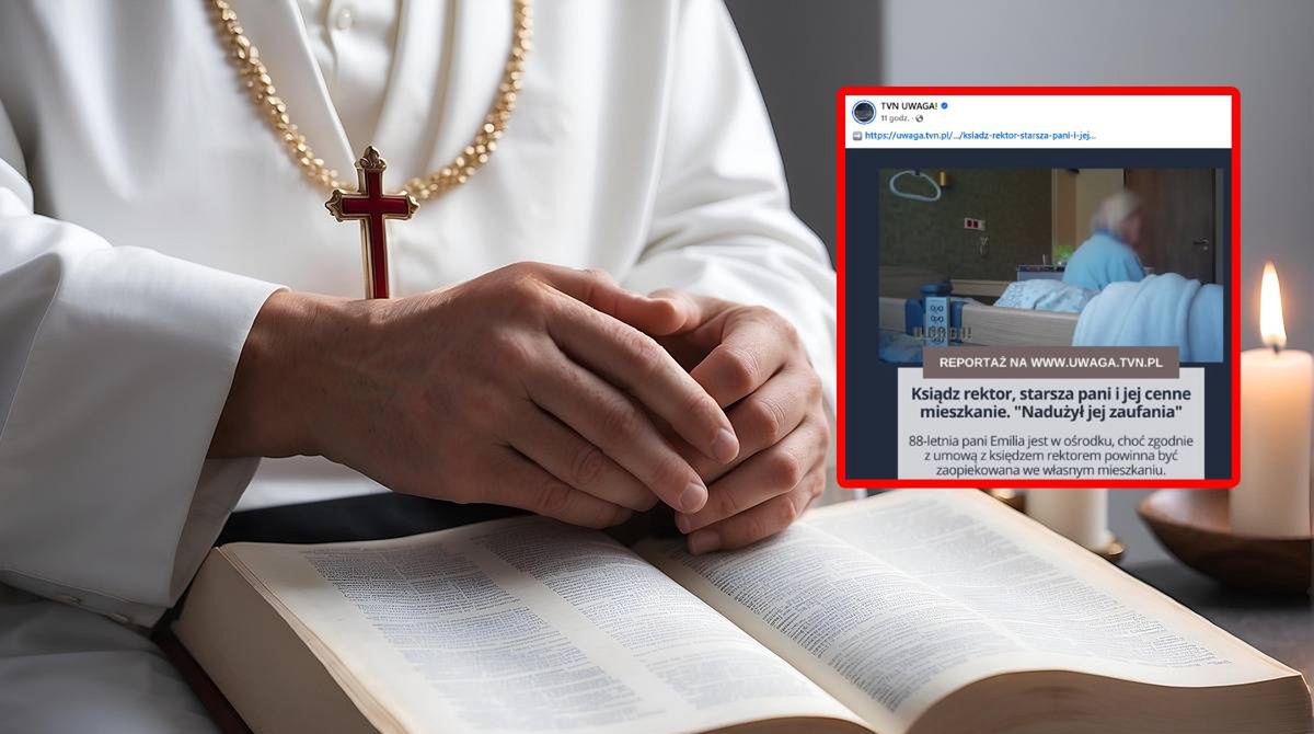 Kontrowersje wokół księdza. Chodzi o mieszkanie seniorki