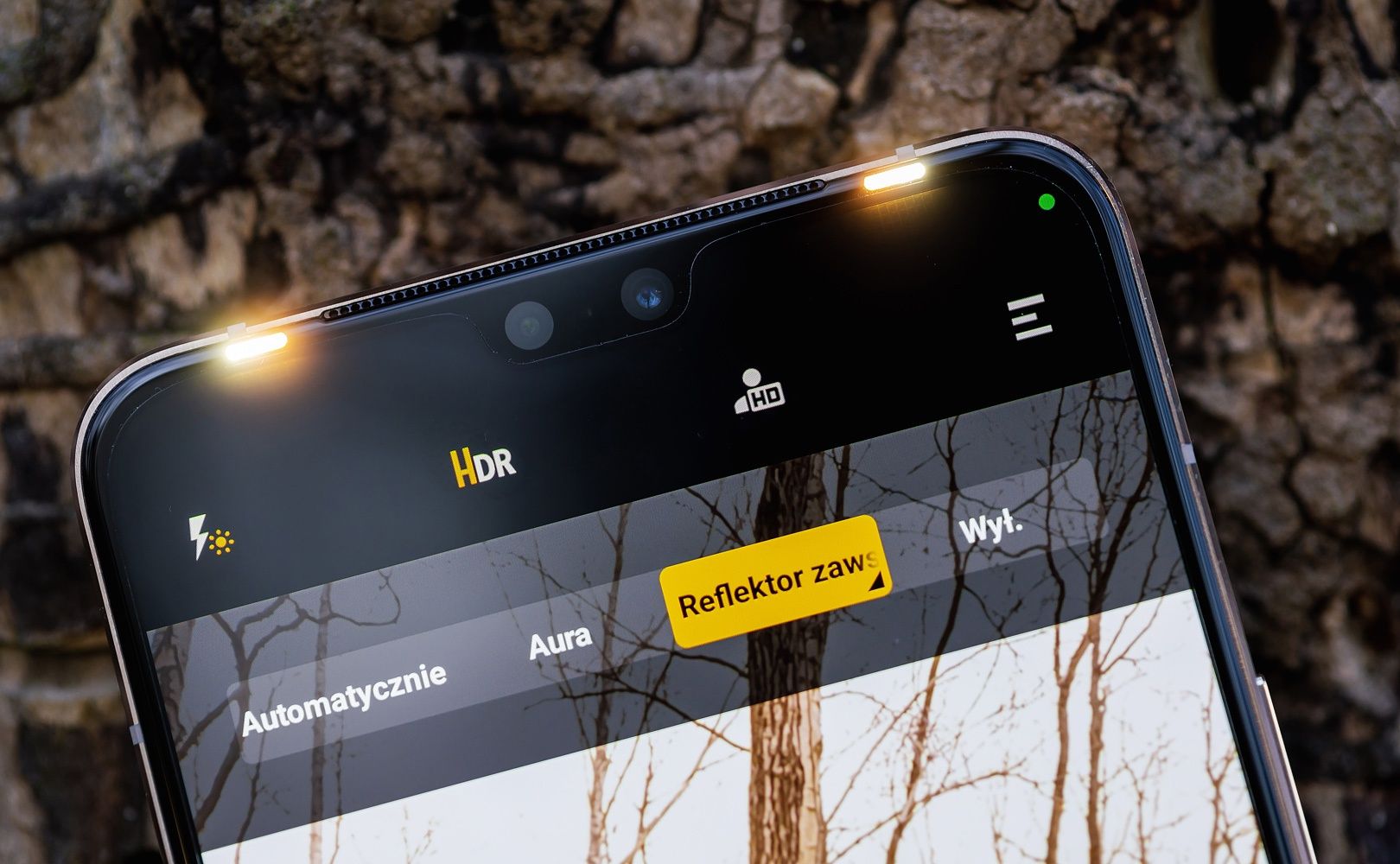 vivo V23 5G przód aparaty LED