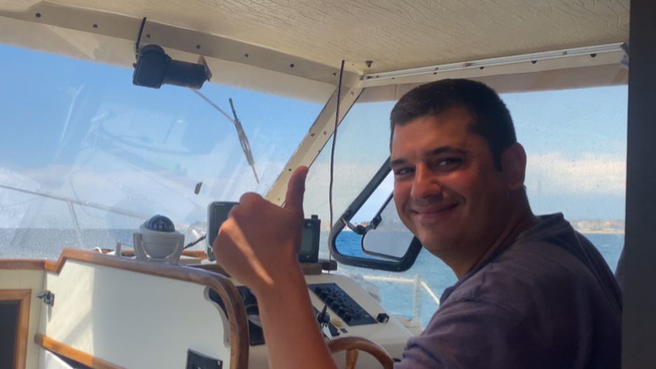 Tomislav lato spędza na mtorówce 