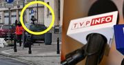 TVP już w czeka blokach. Pod budynkiem ustawiła się kamera. Uwagę zwraca jeden szczegół