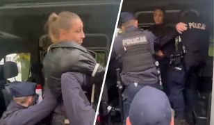 Posłanka PO wciągnięta do radiowozu. Tusk reaguje