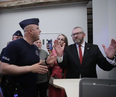 Grzegorz Braun przerwał wykład. Krzyczał: "Wypad z Polski!". Jest komentarz atakowanego