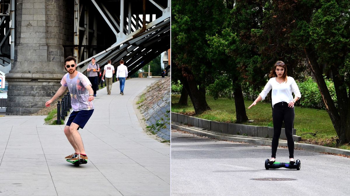 Surfboard vs Balance Scooter. Porównanie desek Kawasaki 1