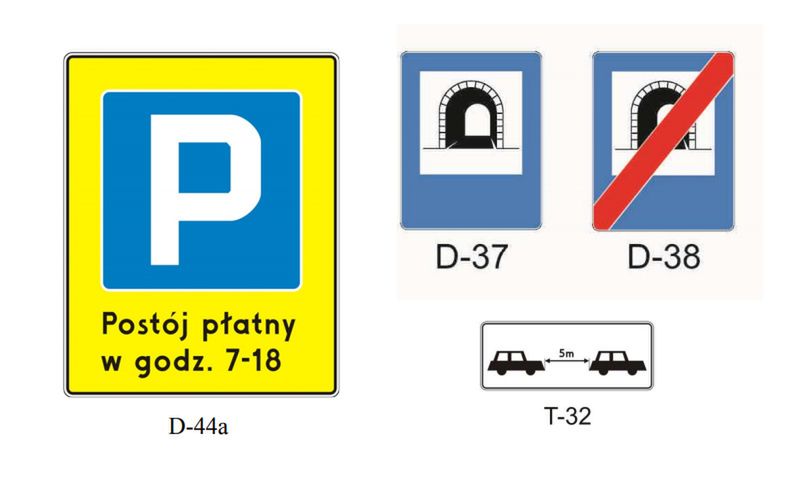 Żółty znak śródmiejskiej strefy parkowania będzie doskonale widoczny