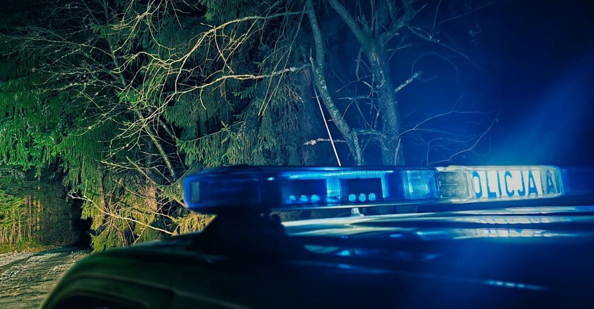 Zostawił Niemkę nocą w lesie. Interweniowała policja