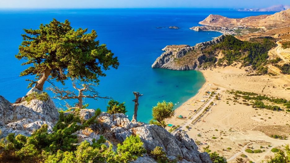 Plaża Tsampika na Rodos
