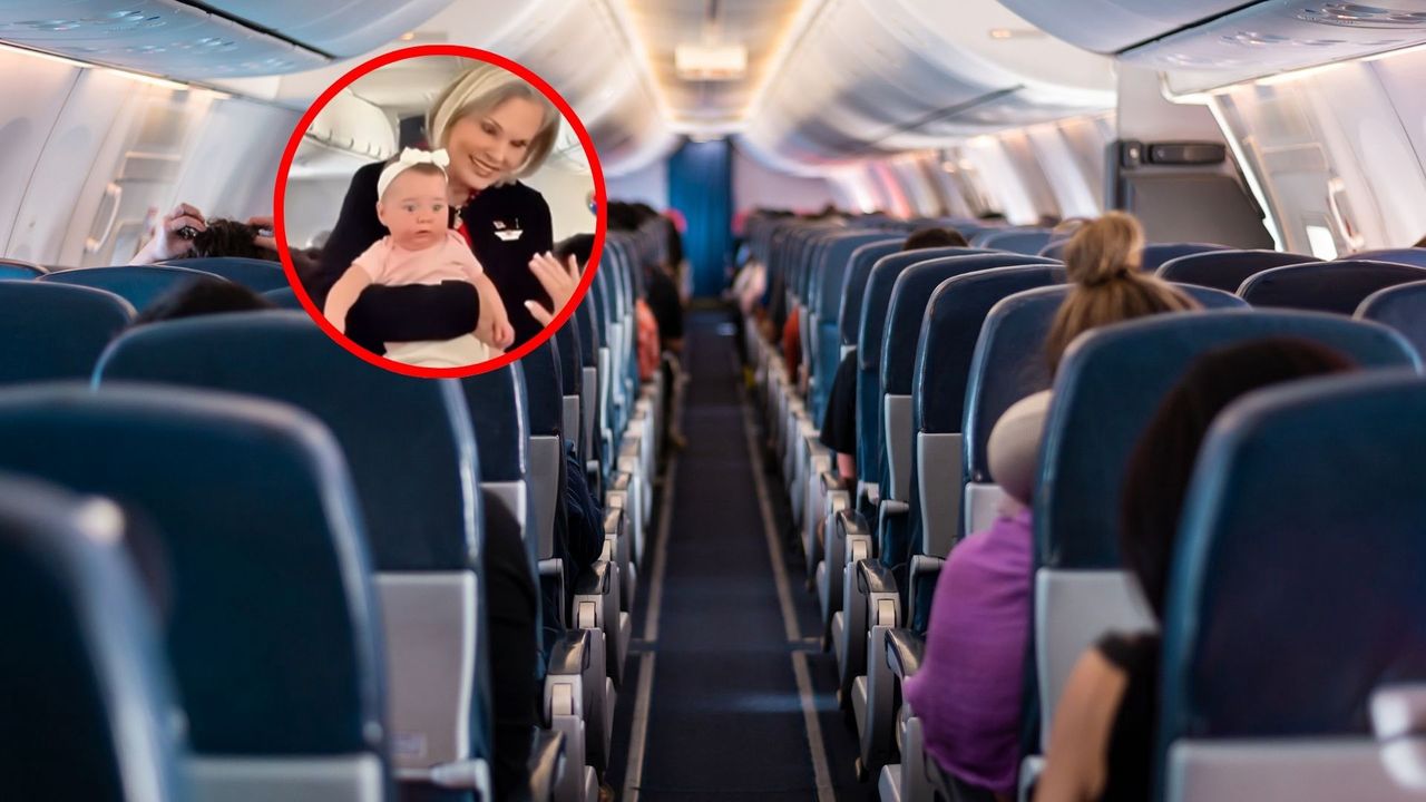 Stewardesa uspokoiła płaczące dziecko. Nagranie hitem sieci