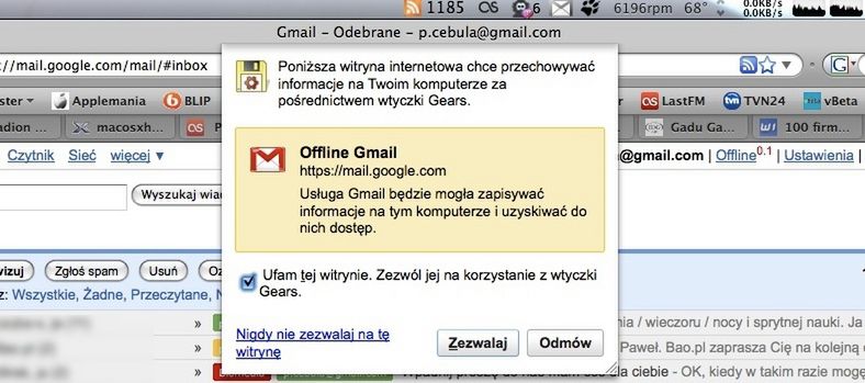 Jak włączyć w Gmailu funkcję Offline? 5