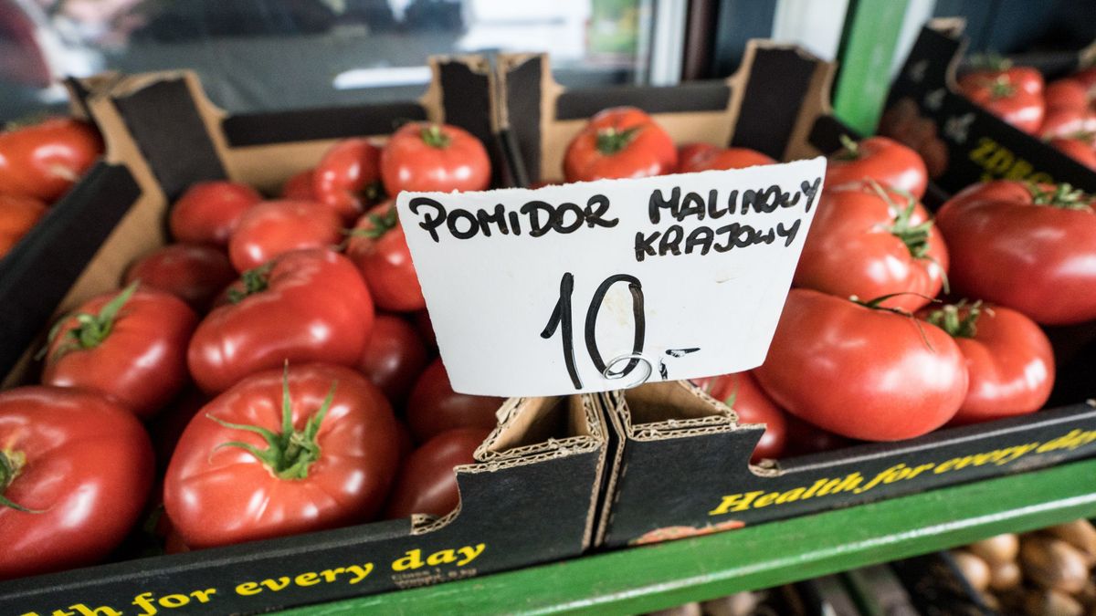 bazar warzywa pomidory