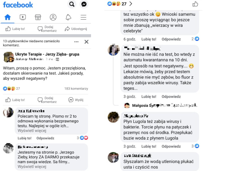 IV fala epidemii COVID-19. Część osób unika wynikania testów