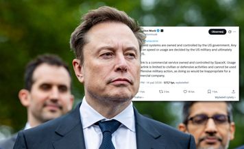 Starlink w Ukrainie. Musk wskazał, kto decyduje ws. systemu StarShield