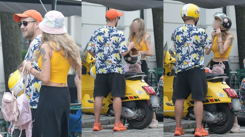 Antek Królikowski spędza czas na mieście z Izabelą