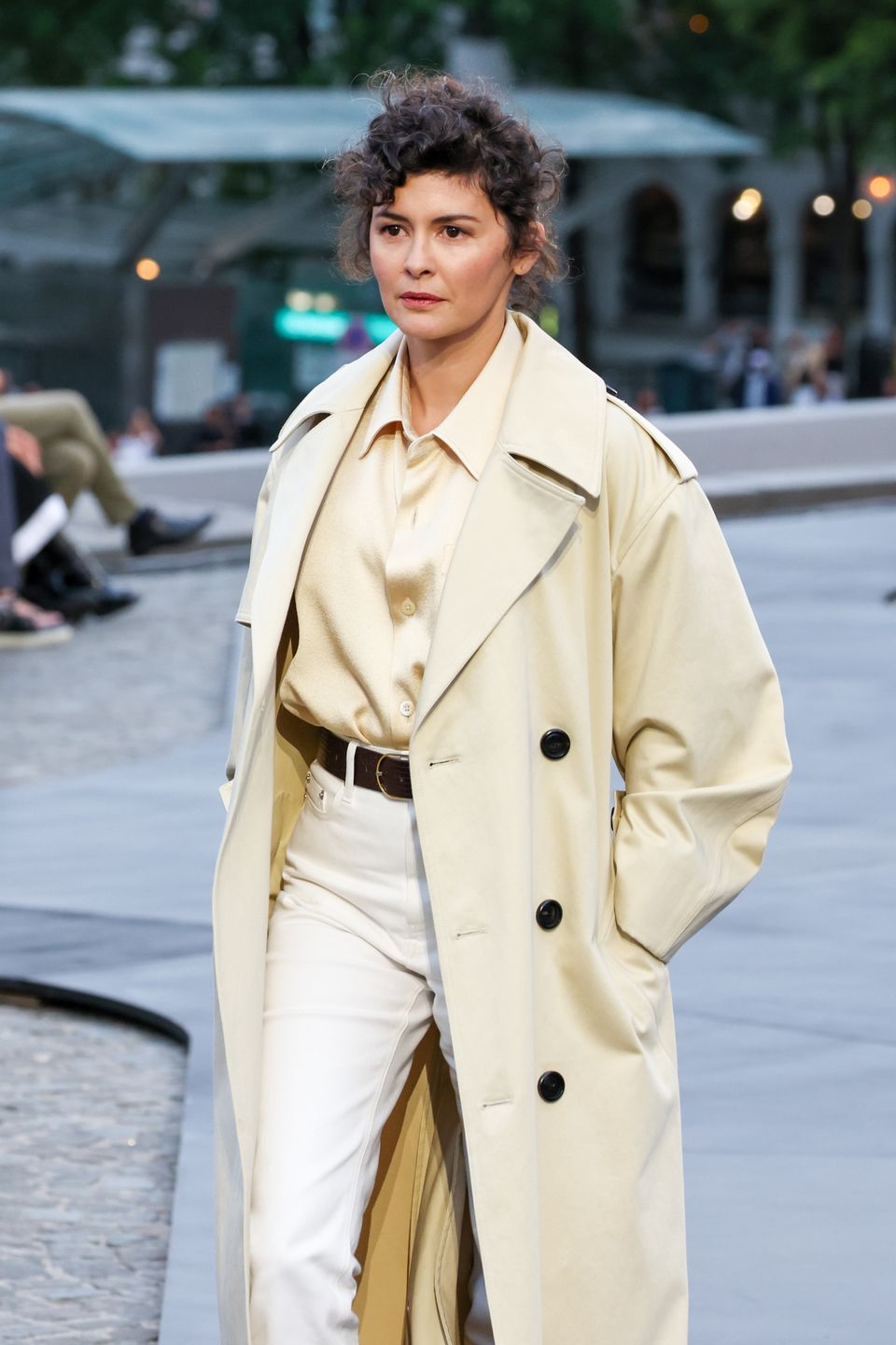 Audrey Tautou na pokazie mody w 2023 roku