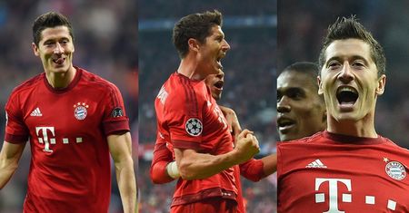 Kolejne trzy gole Lewandowskiego! Z trybun dopingowała go żona (ZDJĘCIA)