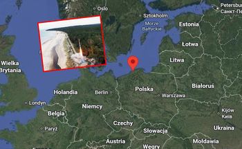 Udany start polskiej rakiety PERUN z Ustki