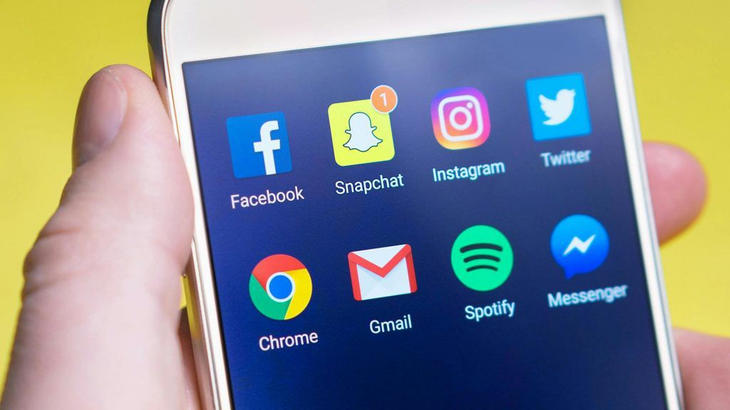 Smartfon - Social media