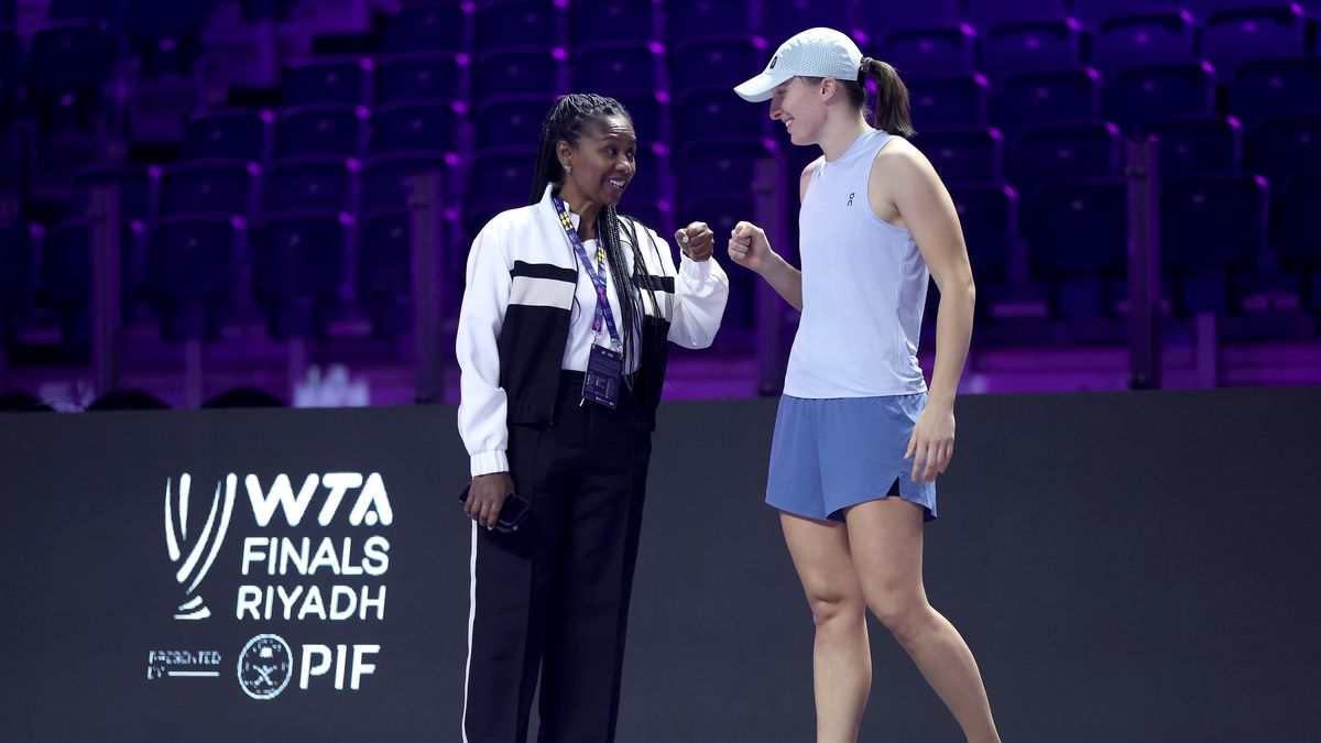 Portia Archer i Iga Świątek