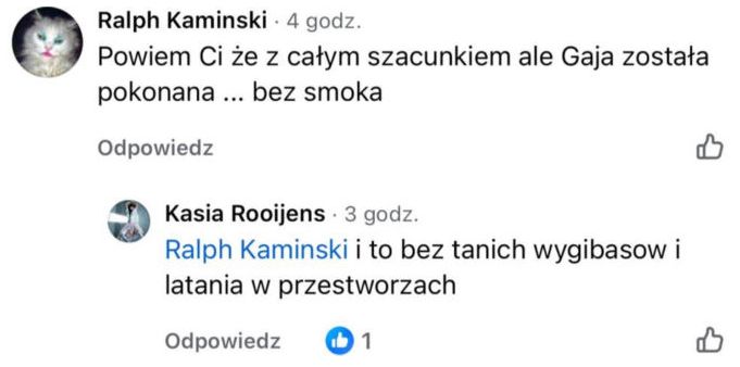 Wymiana myśli Kaminskiego i Kayah