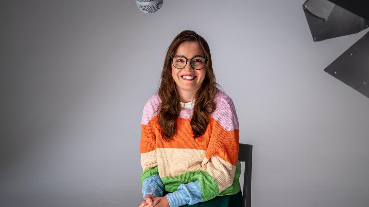 Julia podczas sesji na potrzeby akcji "Teraz mnie widzisz?"