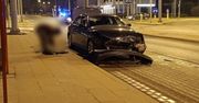 Nocna kolizja w Lublinie. BMW zderzyło się z volvo