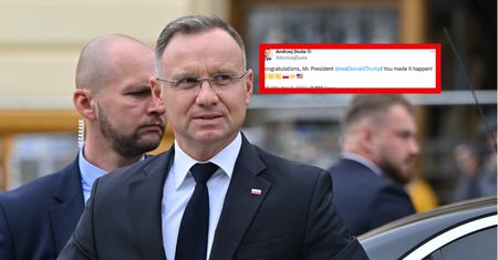 Wpis Dudy po angielsku. Reaguje na wyniki w USA