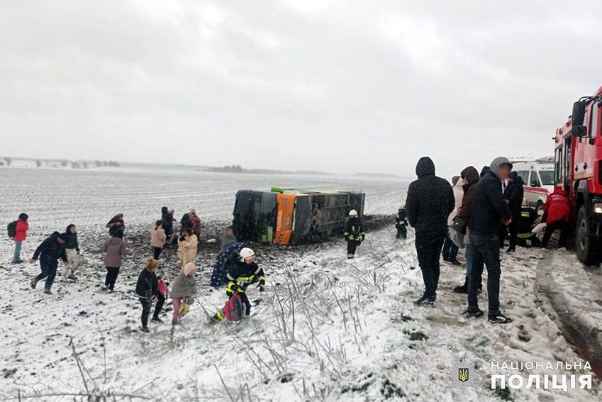 Ukraina. Wypadek autokaru z Warszawy, są ranni