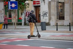 Jechał za szybko na hulajnodze. Namierzyli go wideorejestratorem