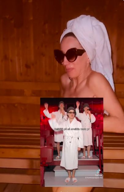 Justyna Steczkowska tańczy w saunie do eurowizyjnego hitu
