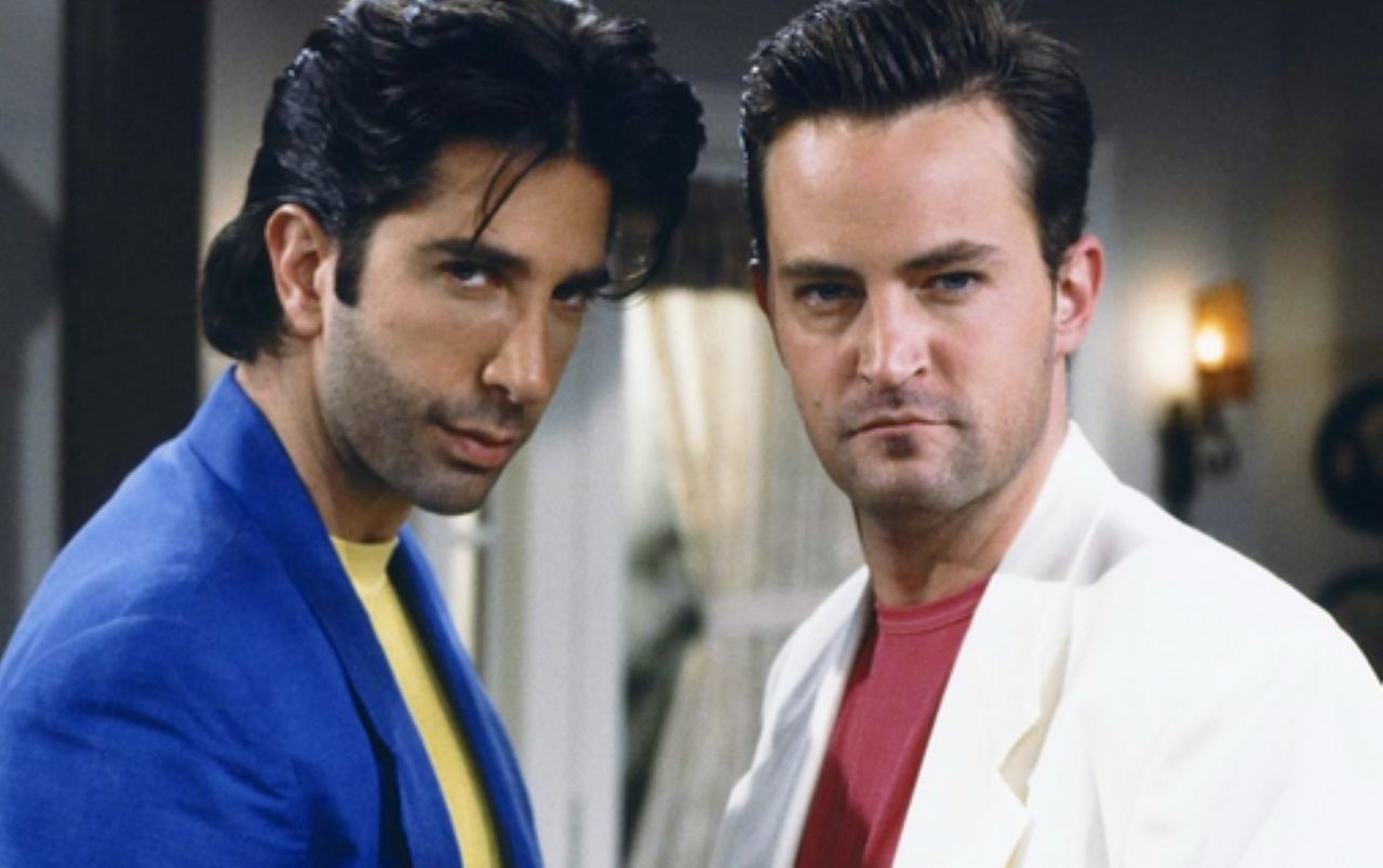 David Schwimmer oddał cześć Matthew Perry'emu. Dołączył zabawną fotkę