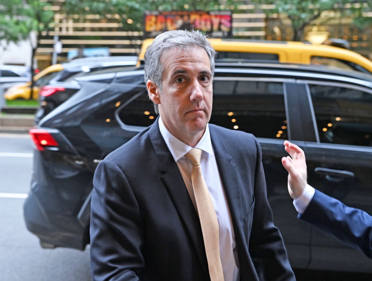 NEW YORK, NY - MAY 16: Michael Cohen is seen on May 16, 2024 in New York City. (Photo by Andrea Renault/Star Max/GC Images)
