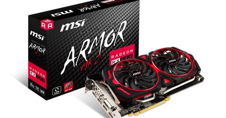 MSI Radeon RX 580 Armor MK2 w nowym czarno-czerwonym wydaniu