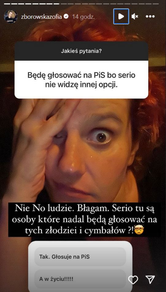 Zofia Zborowska nie zagłosuje na PiS