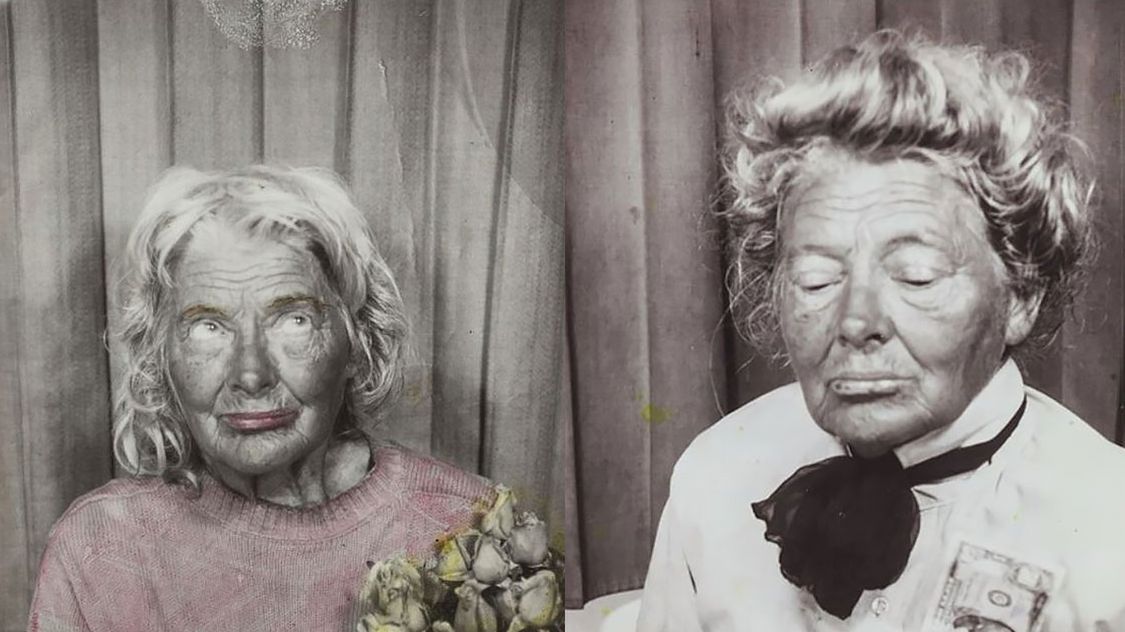 Bezdomna artystka zmieniła budkę fotograficzną w swoje studio 1