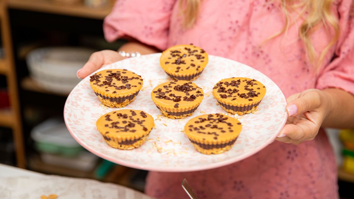 Orzechowo-czekoladowe babeczki bez pieczenia