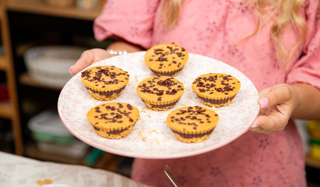 Nutty chocolate no-bake cupcakes