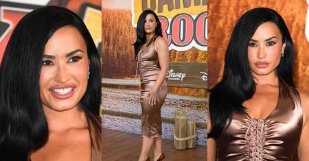 Demi Lovato i jej ODMIENIONE LICO meldują się na premierze "Camp Rock 3". Dostrzegacie w niej jeszcze Mitchie? (ZDJĘCIA)