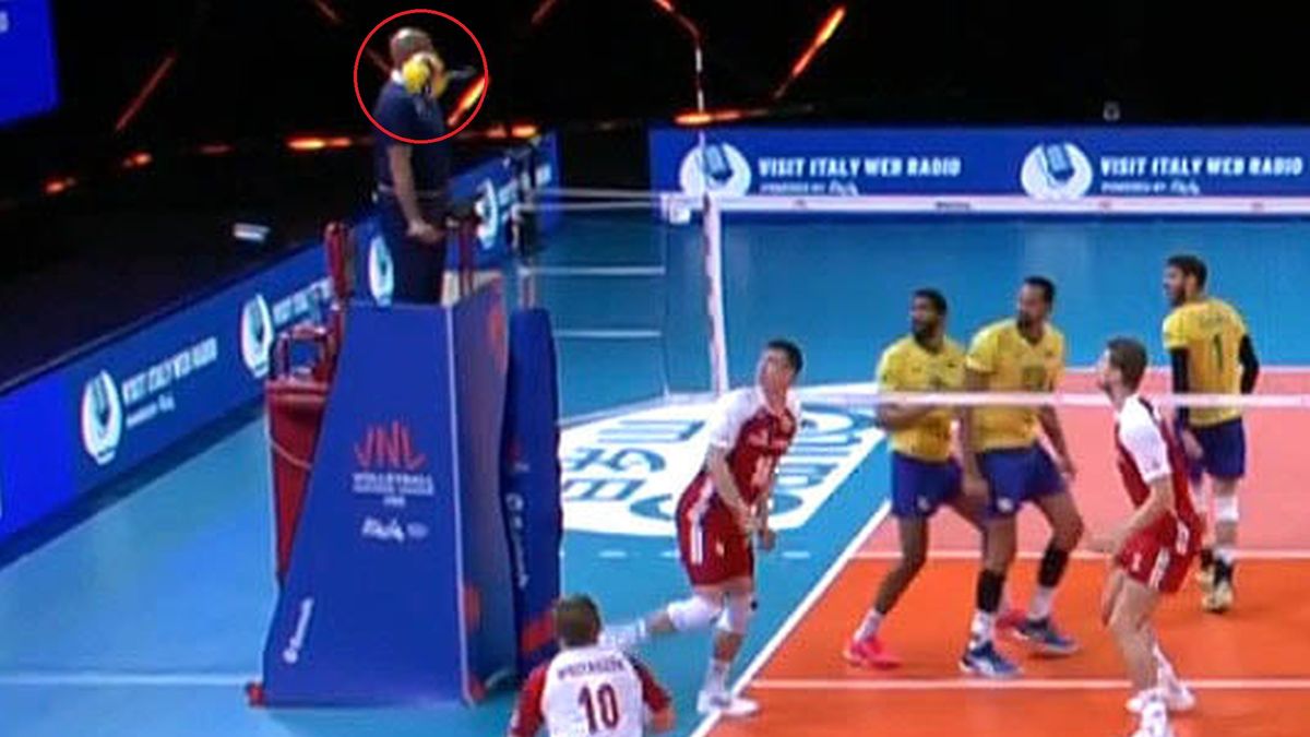 Sędzia został trafiony piłką w twarz