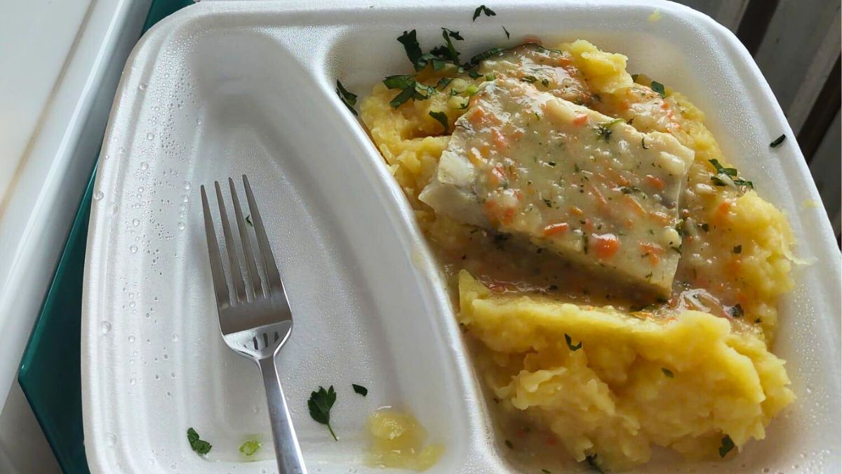 Obiad w gdańskim szpitalu