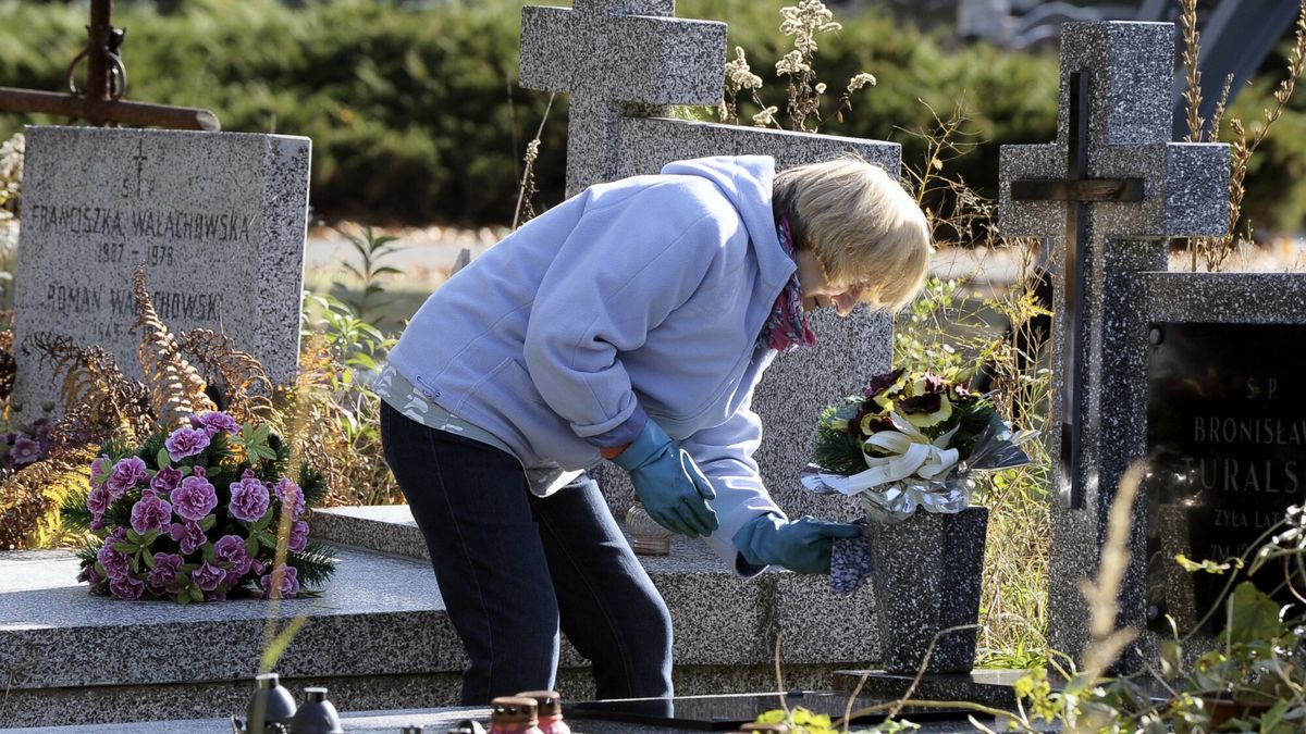 Przygotowania na cmentarzach do ?wi?ta Zmar?ych
PHOTO: JAN BIELECKI/EAST NEWS 
WARSZAWA  16.10.2011 
PRZYGOTOWANIA NA CMENTARZACH DO SWIETA ZMARLYCH 
N/Z: GROBY - CMENTARZ POLNOCNY
JAN BIELECKI