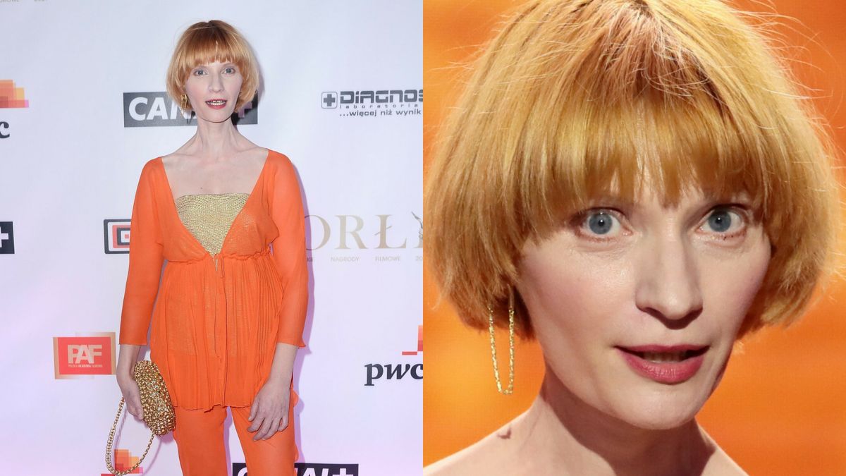 Agata Buzek zaskakuje metamorfozą na gali Orły 2021