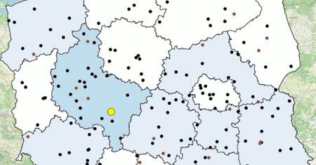 Policja pokazała mapę. Tyle wypadków było w wakacje