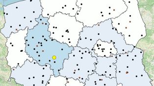 Policja pokazała mapę. Tyle wypadków było w wakacje