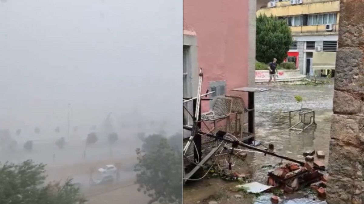 Burza sparaliżowała Split