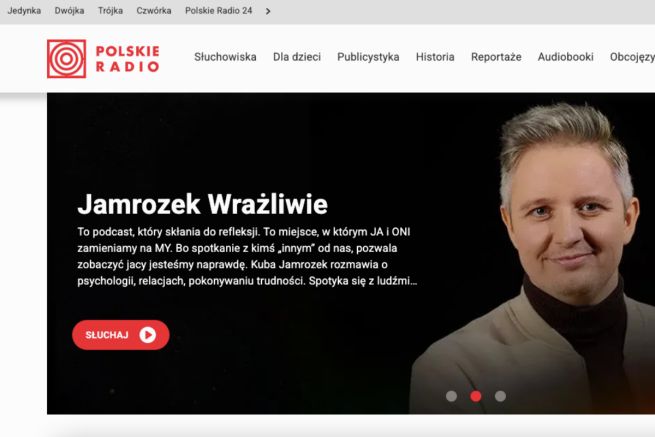 Polskie Radio ma nową stronę główną. Odpowiada za nią były dyrektor online Eurozetu