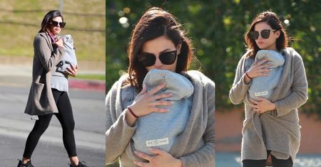 Troskliwa Jenna Dewan w "domowej" stylizacji tuli nowo narodzonego synka. Uroczy widok? (ZDJĘCIA)