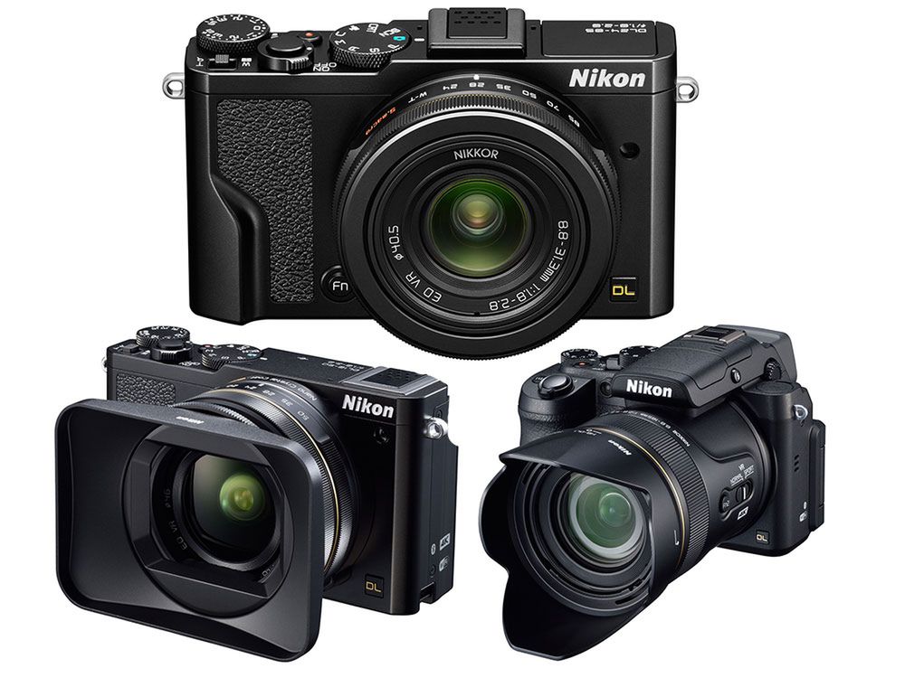 Nikon DL – nowe kompakty premium z 1-calowymi matrycami