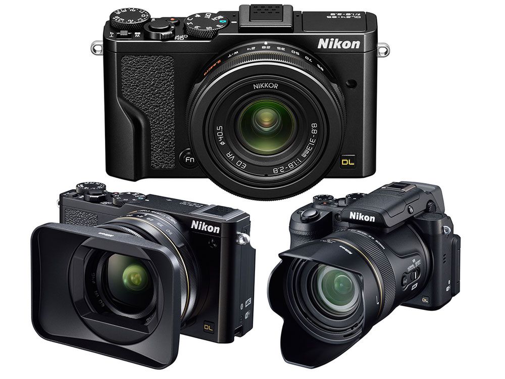 Nikon DL – nowe kompakty premium z 1-calowymi matrycami 1